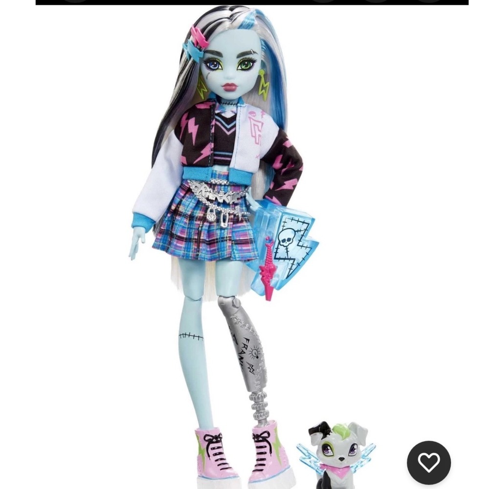 Monster High‎ Frankie Stein Doll with Blue Black Hair